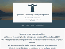 Tablet Screenshot of lighthousecounselingcenter.org